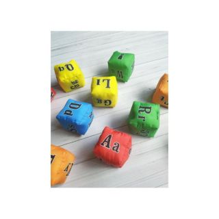 Polyester alphabet dice set of 5_03